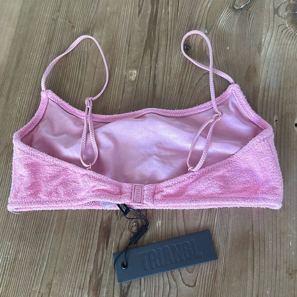 TRIANGL TOP ONLY MICA - TERRY FLOSS TOP NO BAG NEW WITH TAGS - Picture 3 of 9